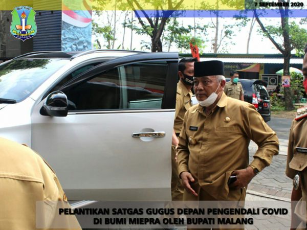 Bupati Malang Lantik SATGAS COVID-19 di Bumi MIEPRA